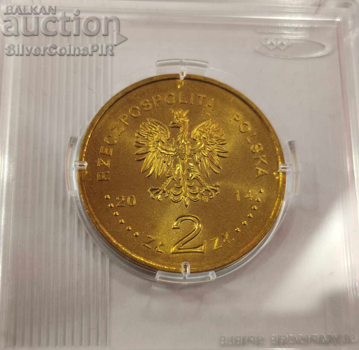Livrarea Monedă 2 Zloti Olimpiada 2014 Soci Polonia