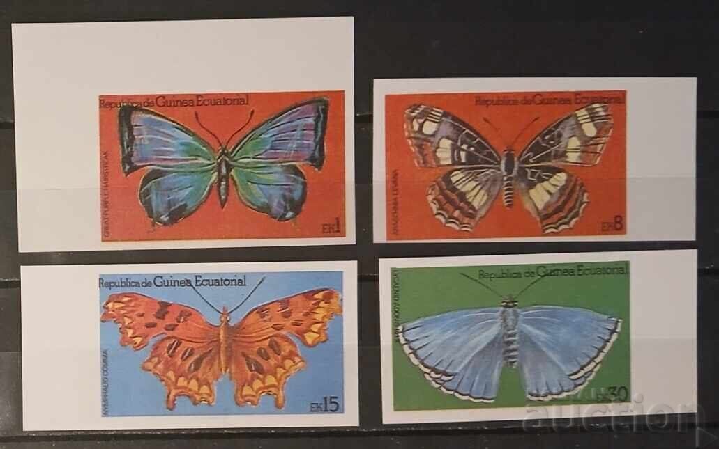 Guineea Ecuatorială 1976 Faună/Fluturi