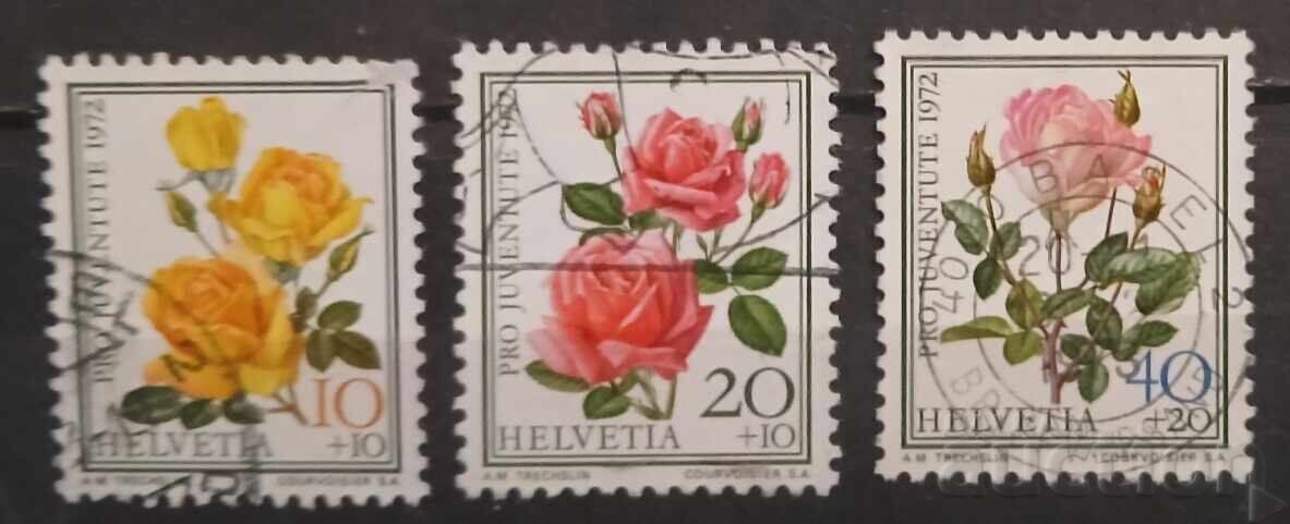 Ελβετία 1972 Χλωρίδα/Λουλούδια