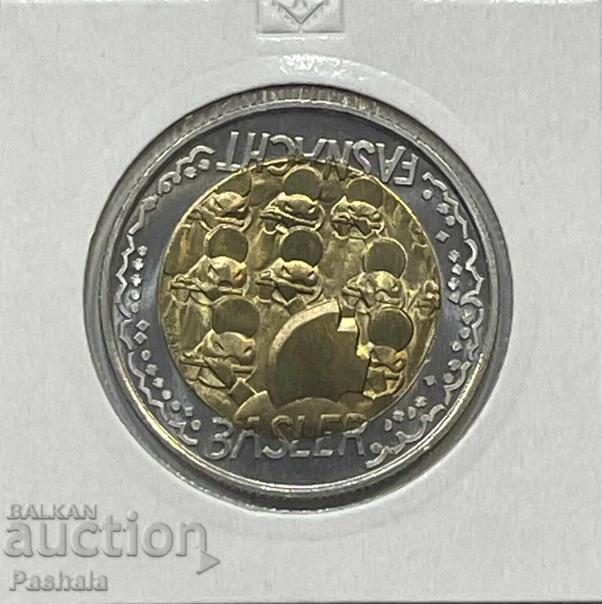 Швейцария 5 франка 2000 г.