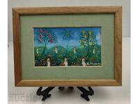 SMALL PAINTED OIL PAINTING OIL LANDSCAPE FRAME