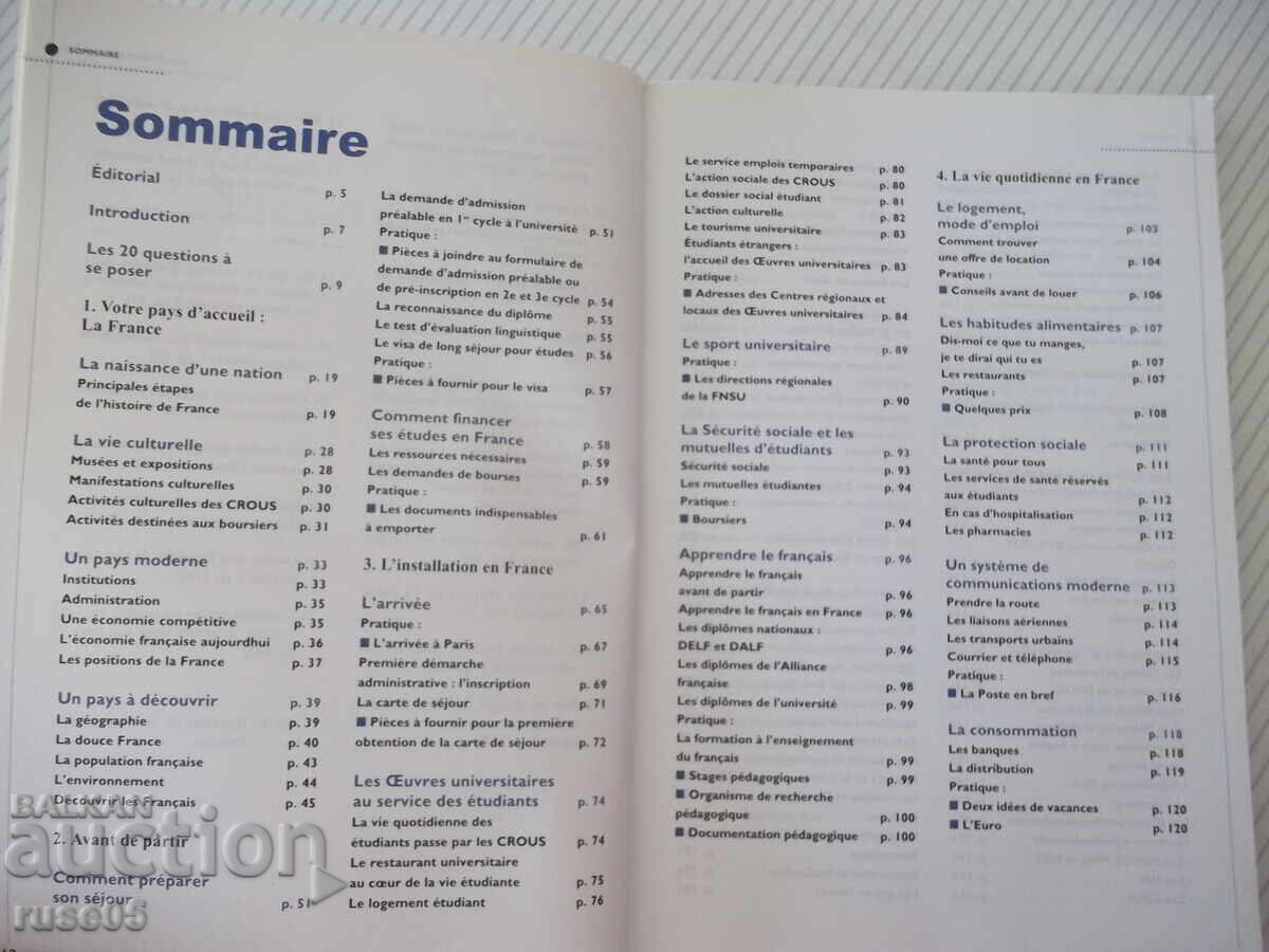 Carte "Je vais en France 2003 - 2004 - Colectiv" - 252 pag - 5