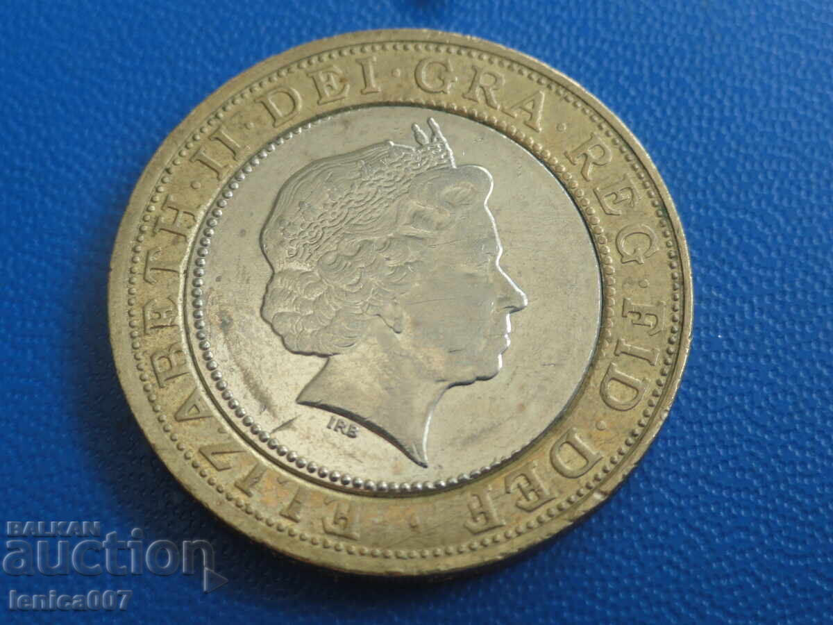 Marea Britanie 2008 - 2 lire cu preț € 4.20 | 8.21 BGN