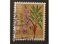 Швейцария 1974 Флора