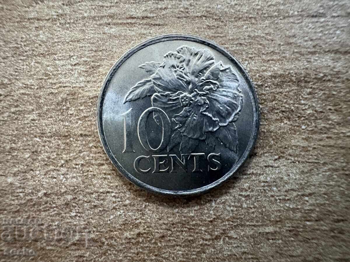 Trinidad și Tobago - 10 cenți (1980)