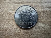 Trinidad și Tobago - 10 cenți (1980)