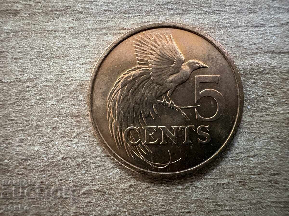 Trinidad și Tobago - 5 cenți (1983)
