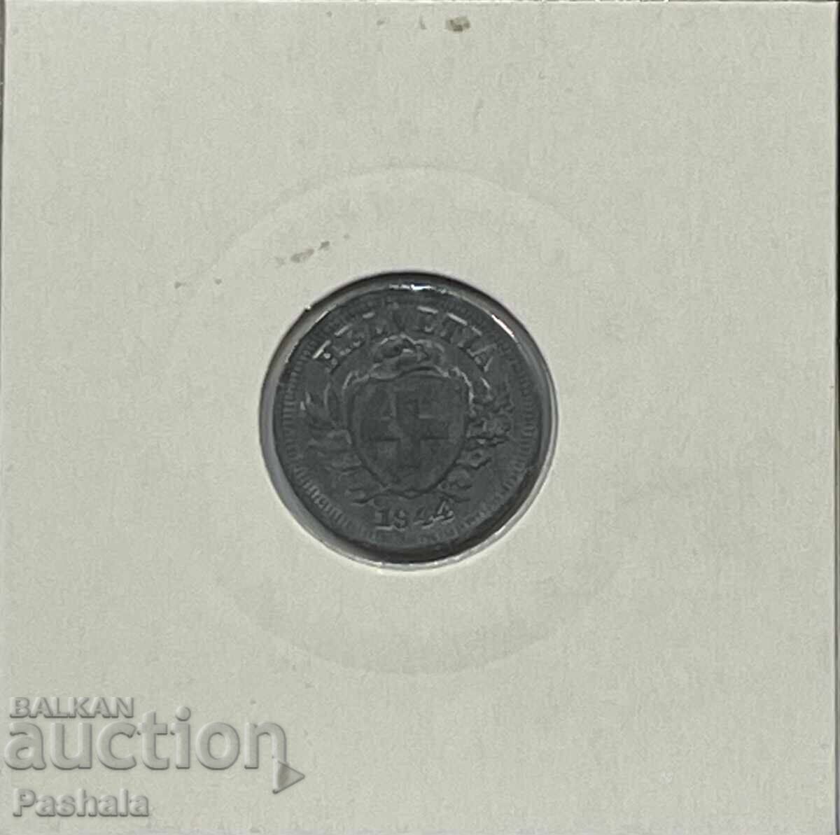 Elveția 1 rappen 1944 cu preț € 3.00 | 5.87 BGN