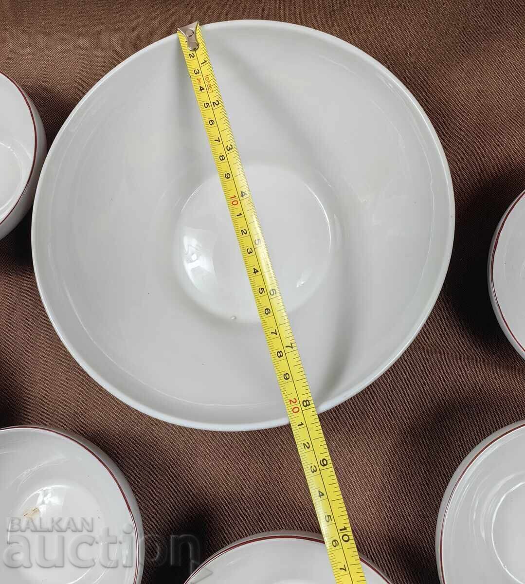 Delivery of UNUSED PORCELAIN SERVICE BUBBLE COMPOTE BOWL DISHES