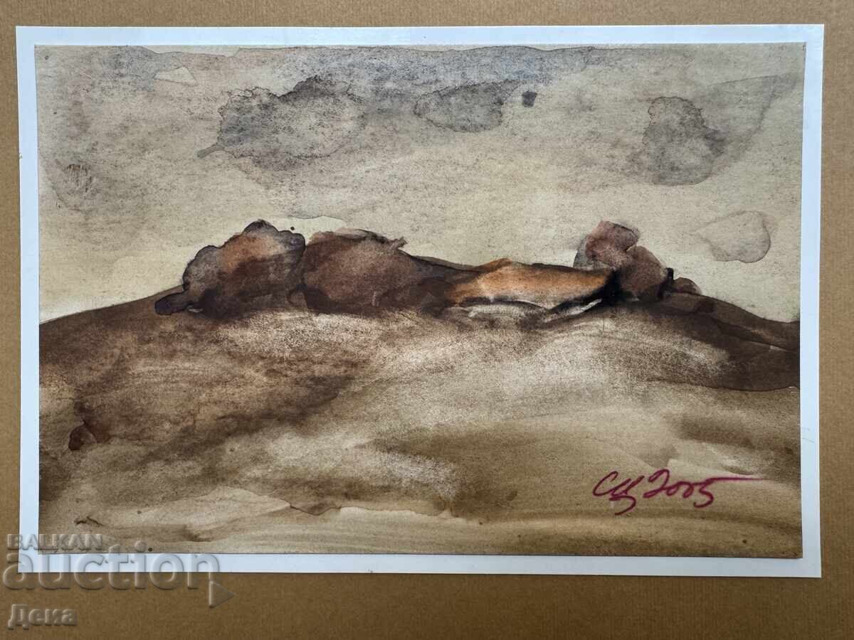 Sava Tsonovski watercolor 2005 - 7