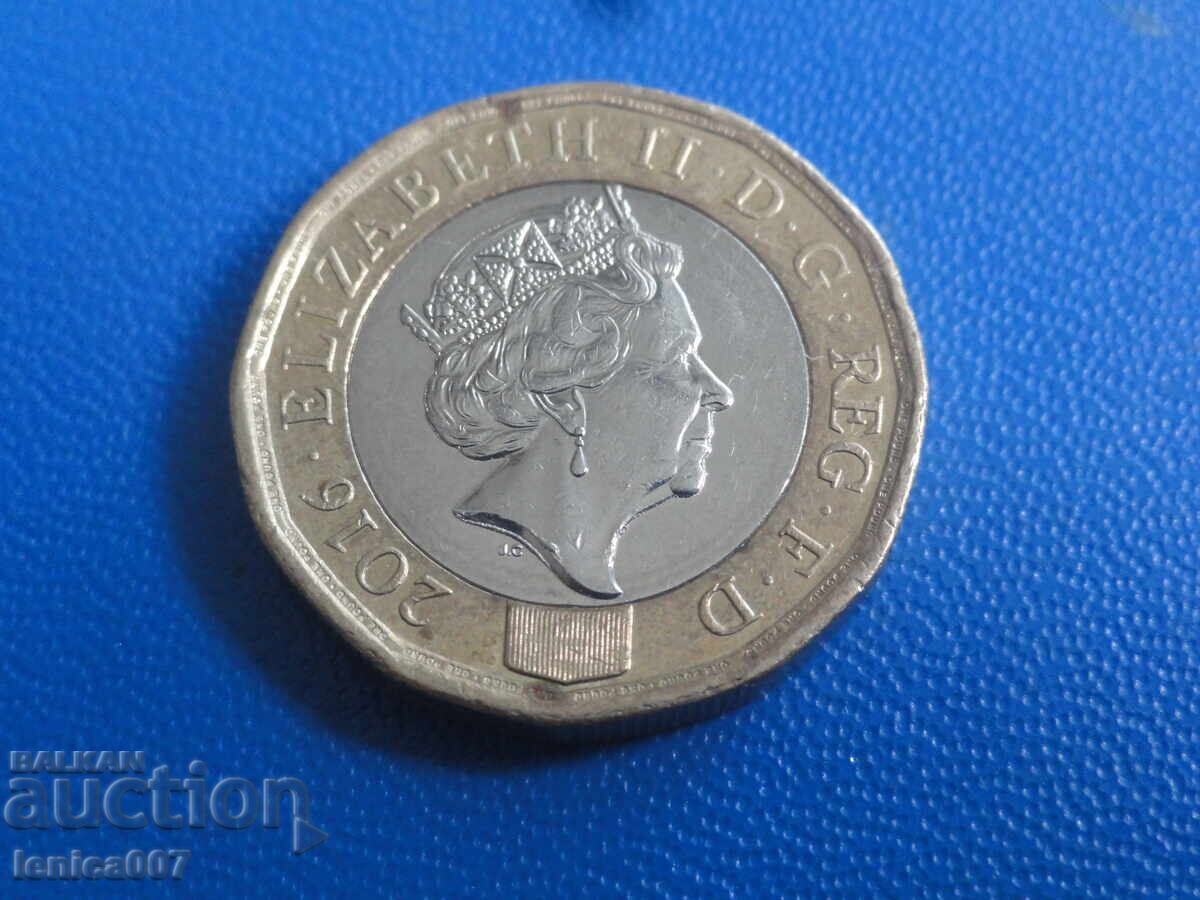 Marea Britanie 2016 - 1 liră - 5