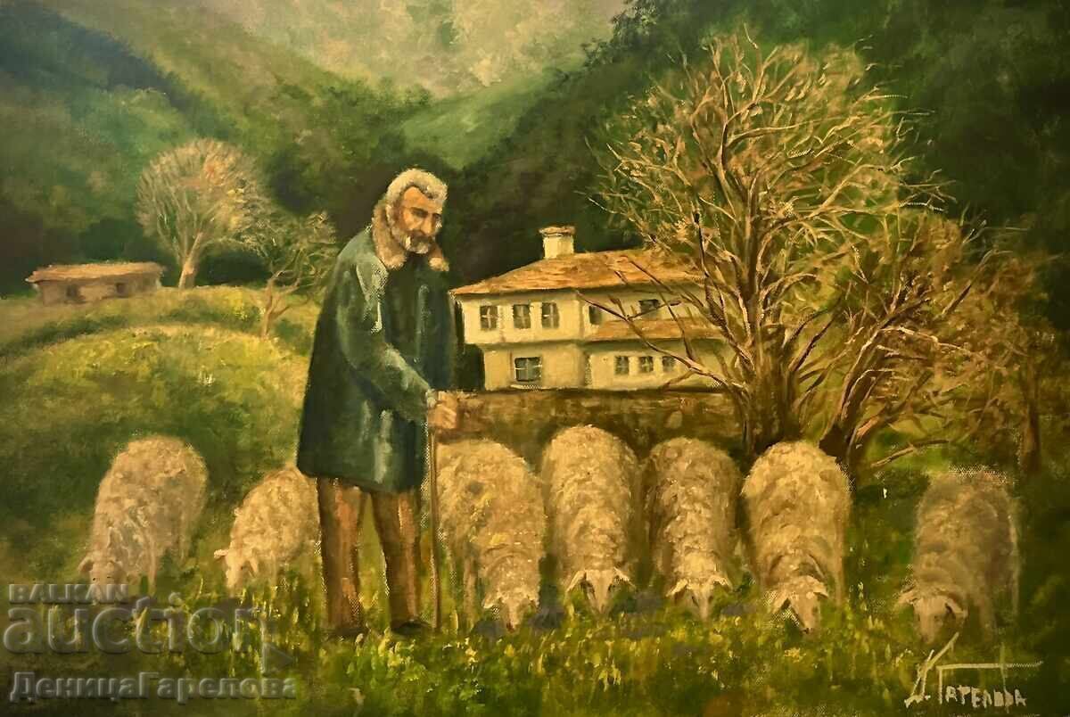 Denitsa Garelova πίνακας 70/50 ”Νοσταλγία”