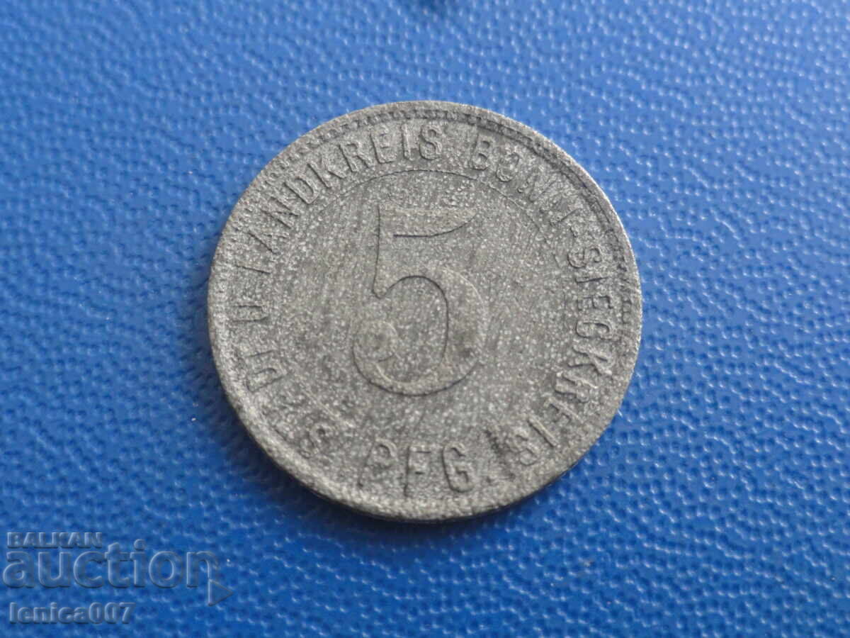 Livrarea Germania (notgeld) 1919 - 5 pfennig (m) Livrarea Germania (notgeld) 1919 - 5 pfennig (m)