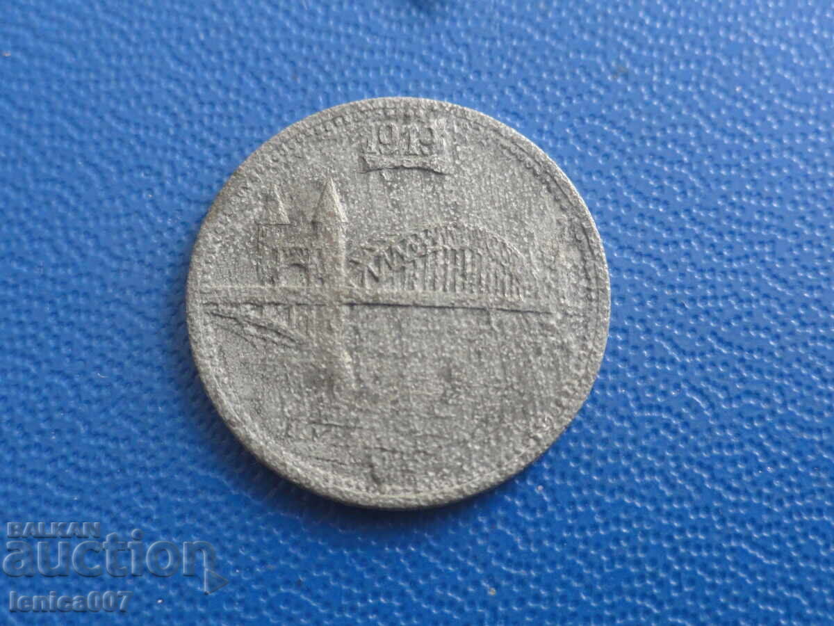 Germania (notgeld) 1919 - 5 pfennig (m) - 5 Germania (notgeld) 1919 - 5 pfennig (m) - 5
