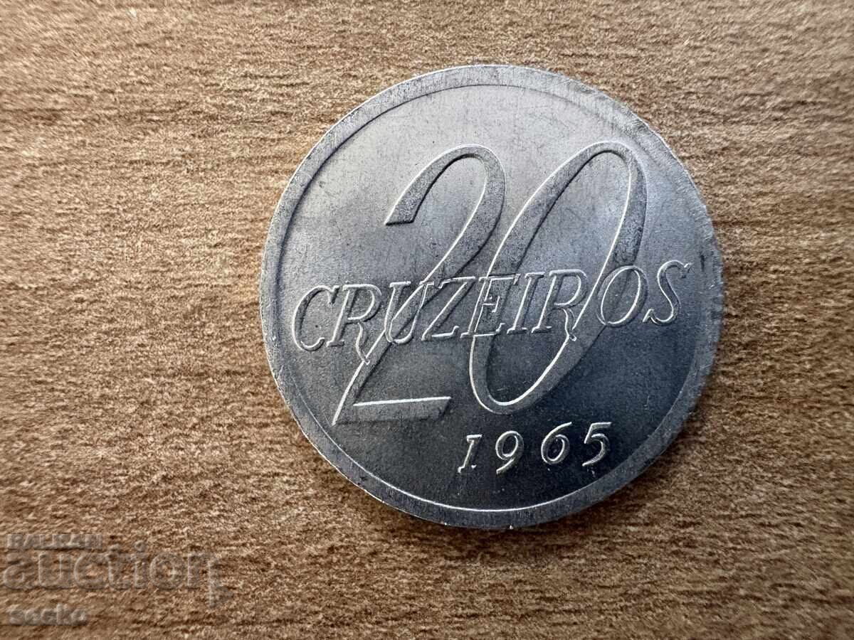 Brazilia - 20 cruzeiro (1965)