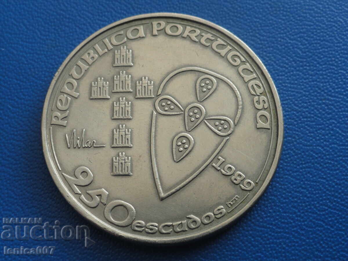 Portugalia 1989 - 250 escudos "850 ani de la fondarea Portugaliei" - 6