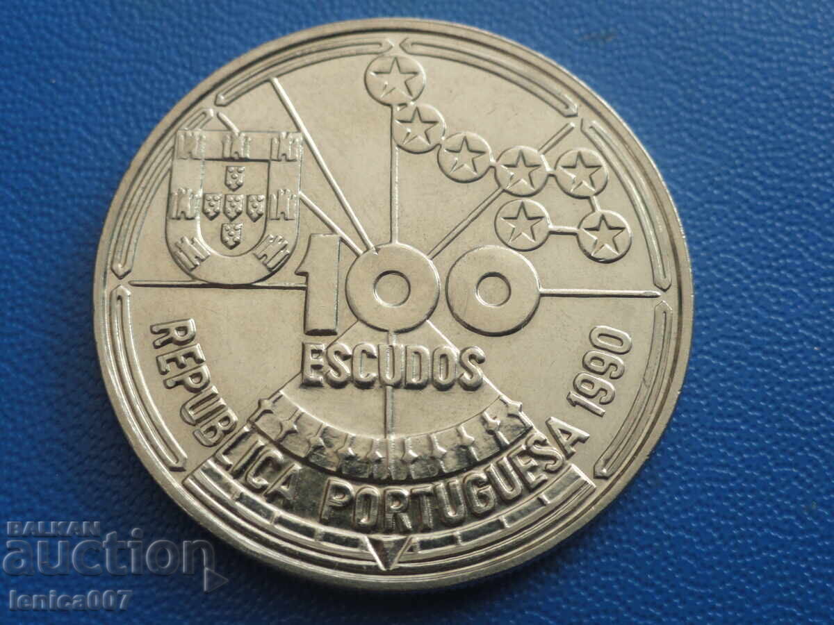 Portugalia 1990 - 100 escudos ''Navigație cerească'' cu preț € 4.20 | 8.21 BGN