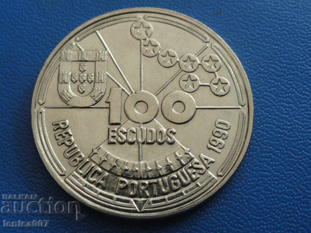 Livrarea Portugalia 1990 - 100 escudos ''Navigație cerească''