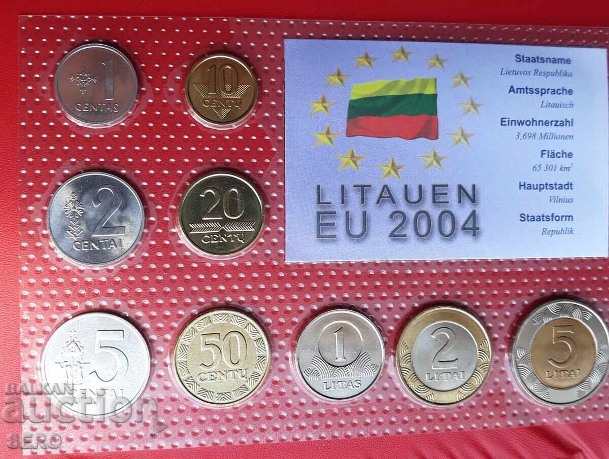 Lituania-SET 1991-2002 din 9 monede cu preț € 7.00 | 13.69 BGN Lituania-SET 1991-2002 din 9 monede cu preț € 7.00 | 13.69 BGN