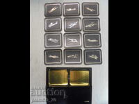 №*8642 Set de suporturi retro pentru pahare SAAB-SCANIA – 12 bucăți