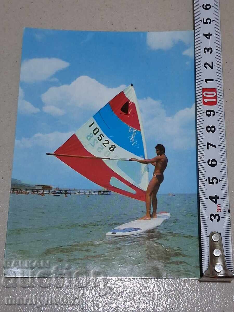 Fotografie carte poștală Litoralul bulgăresc al Mării Negre 1987 - 6 Fotografie carte poștală Litoralul bulgăresc al Mării Negre 1987 - 6
