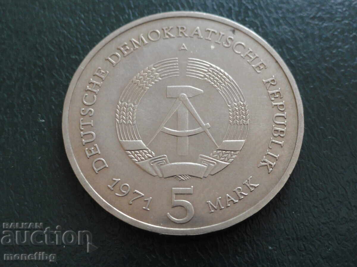 Livrarea Germania (GDR) 1971 - 5 timbre „Berlin”.