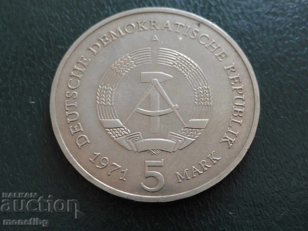 Germania (GDR) 1971 - 5 timbre „Berlin”. - 6