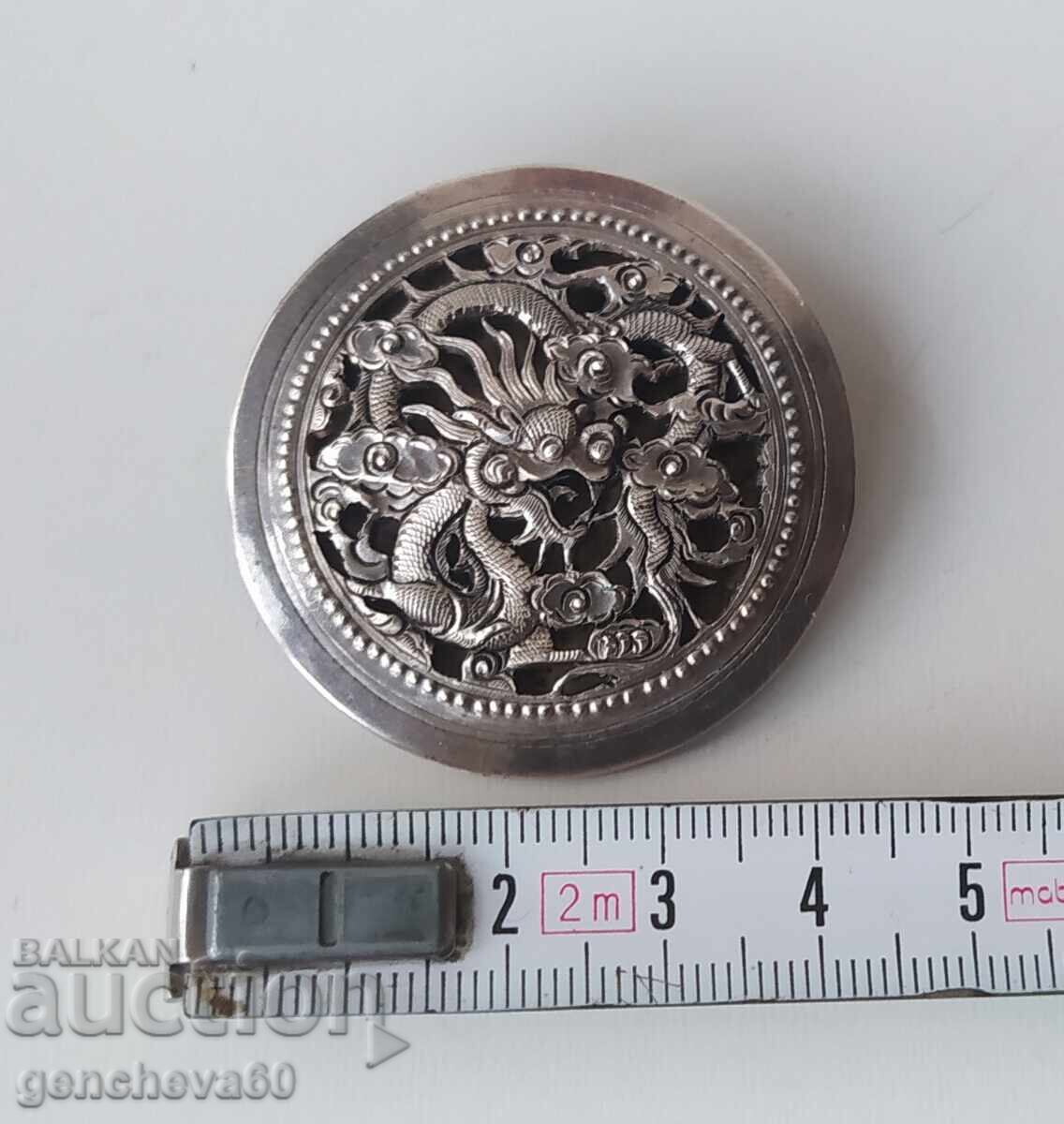 Broșă vintage mare, rară, model „Dragon” - Vietnam cu preț € 90.00 | 176.03 BGN