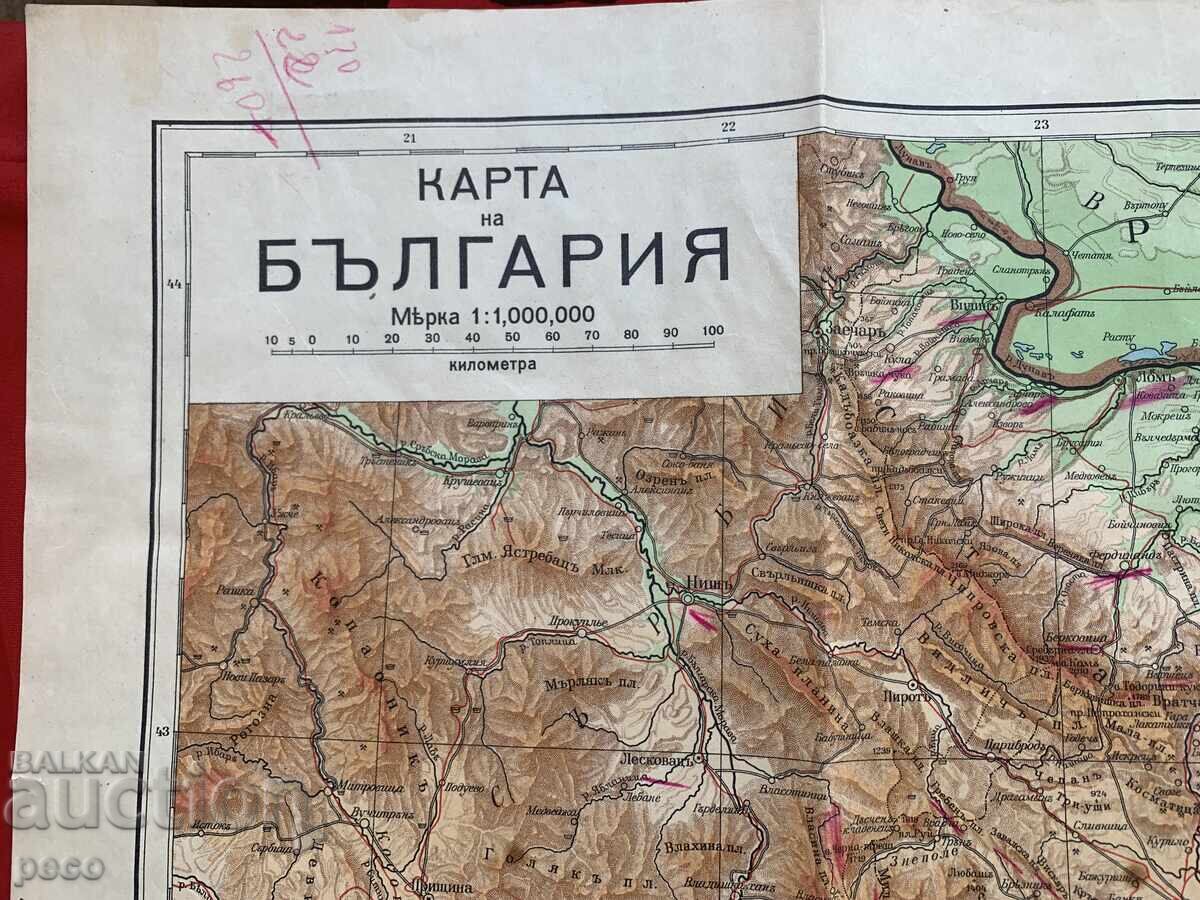 Livrarea Regatul Bulgariei Hartă Al Doilea Război Mondial
