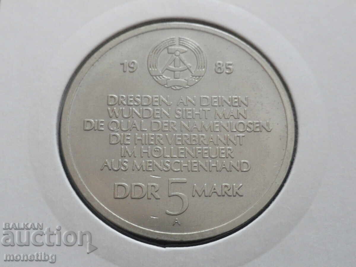 Delivery of Germany (GDR) 1985 - 5 Marks "Dresden"