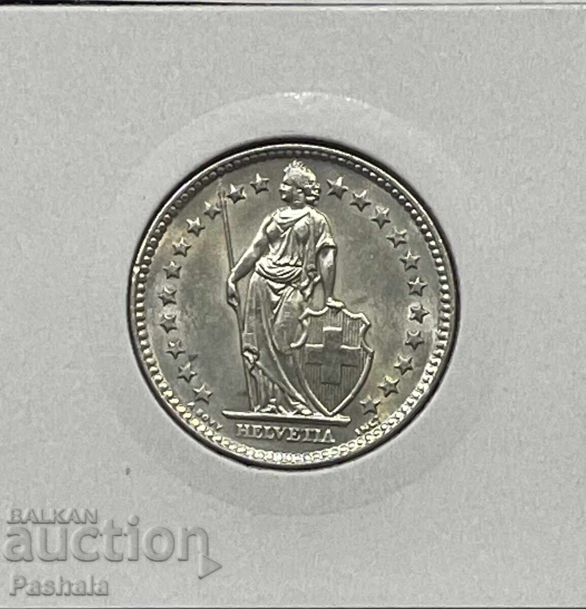 Ελβετία 2 φράγκα 1963. Ποιότητα με τιμή € 25.00 | 48.90 BGN