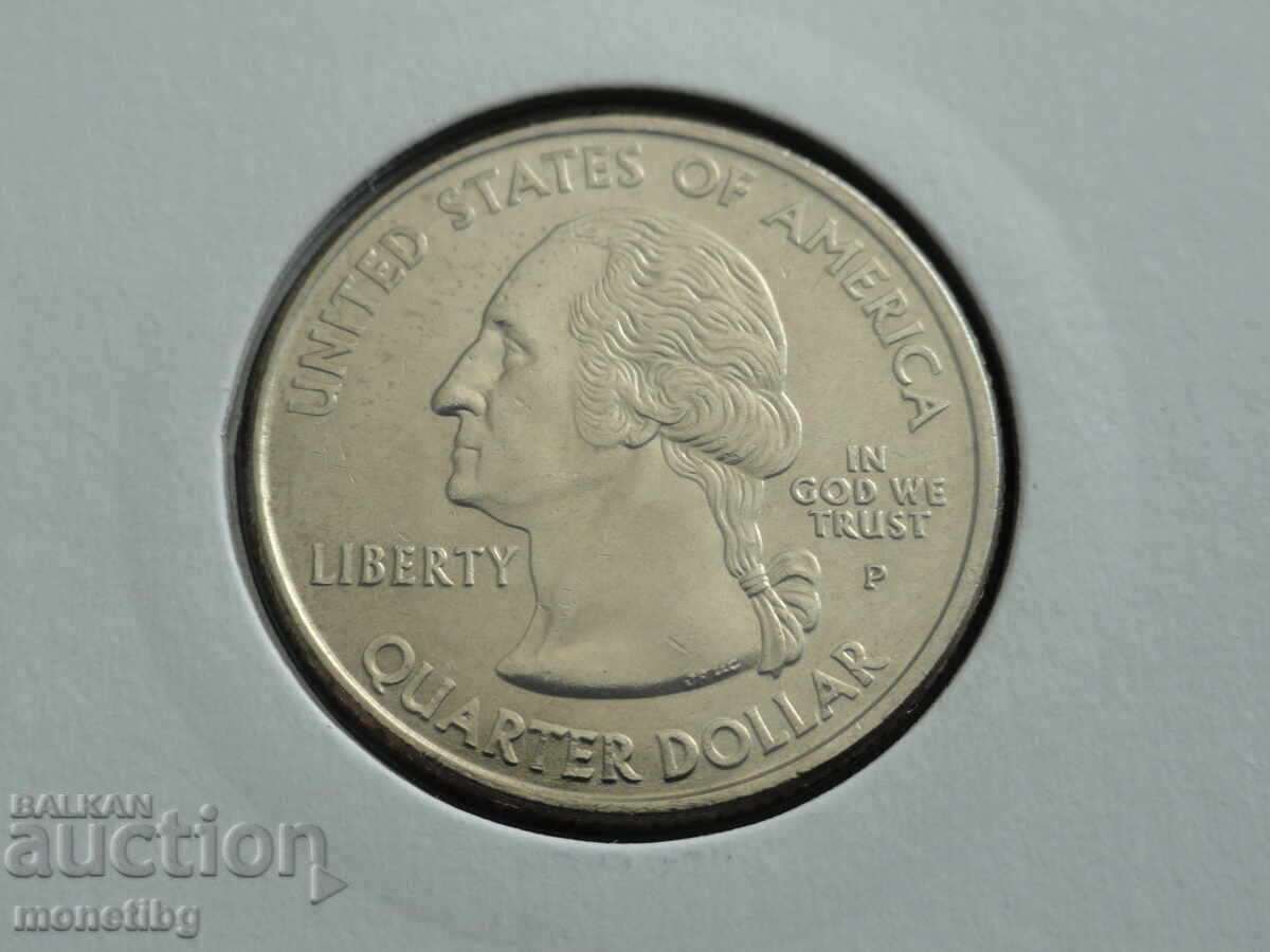 USA 2000 - 25 Cents "Massachusetts" with price € 1.20 | 2.35 BGN