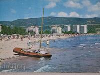 Снимка пощенска картичка Слънчев Бряг  1976 г