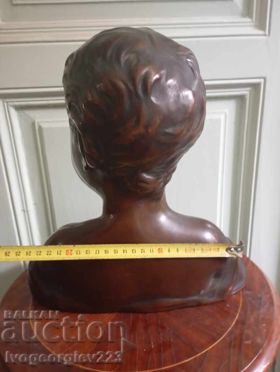 Bust din bronz „Copil care râde” după Desiderio da Settignano-Donatello - 5 Bust din bronz „Copil care râde” după Desiderio da Settignano-Donatello - 5