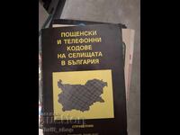 Ταχυδρομικοί και τηλεφωνικοί κώδικες οικισμών στη Βουλγαρία