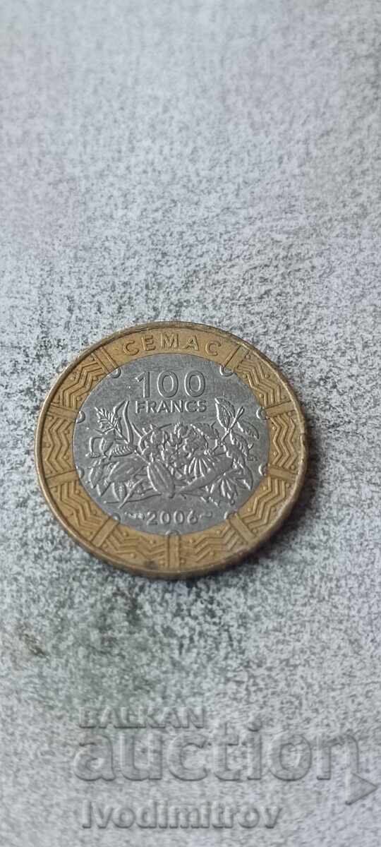 Africa Centrală 100 franci 2006