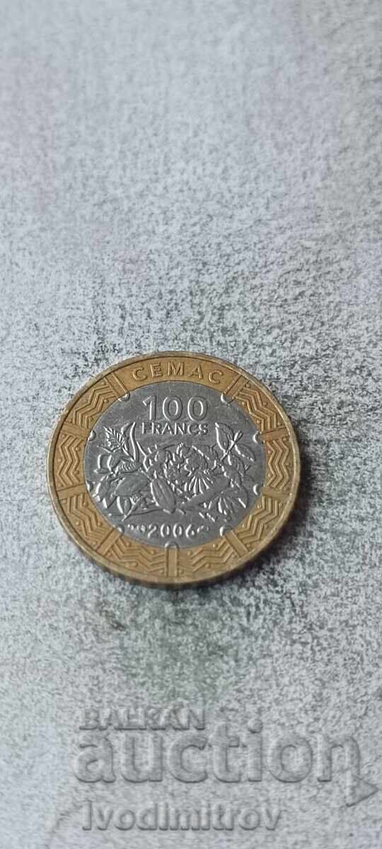Africa Centrală 100 franci 2006