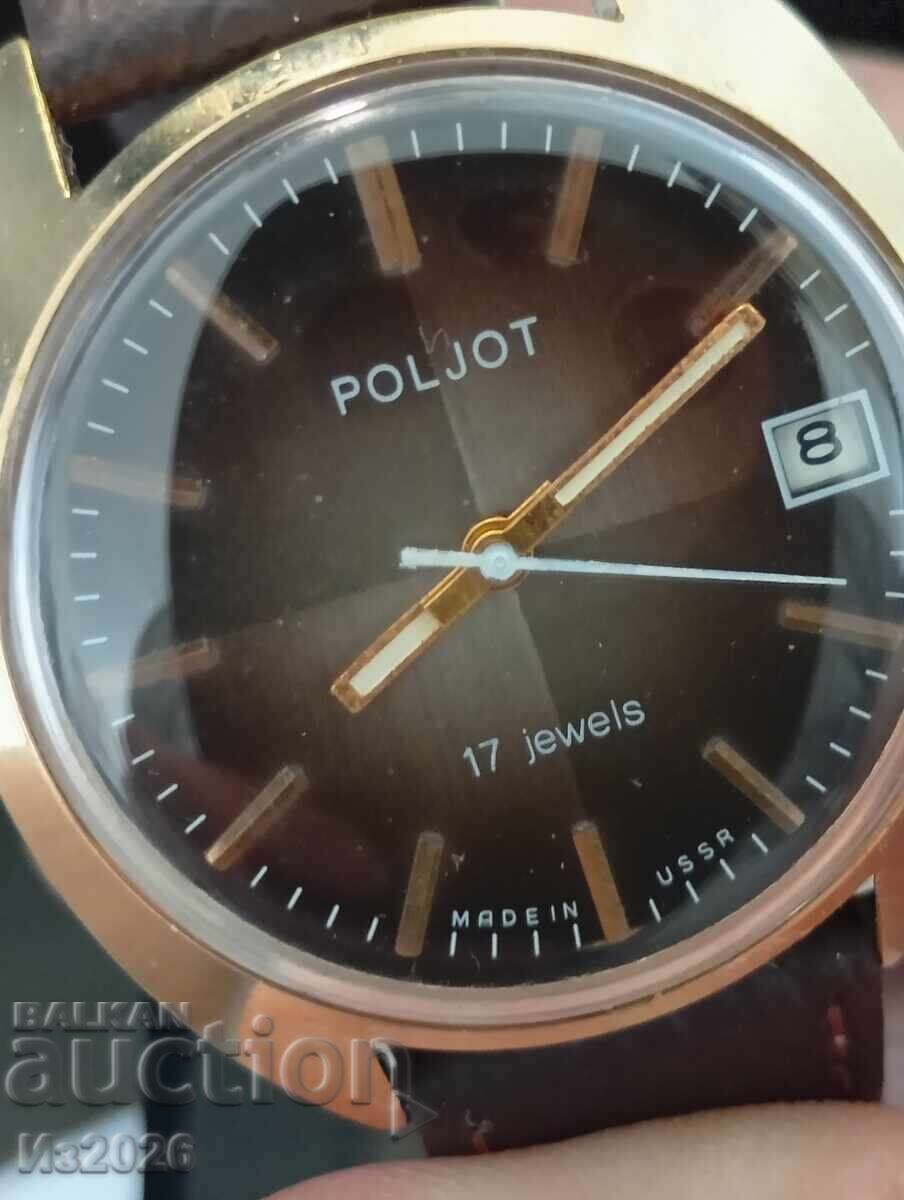Ρωσικό ανδρικό ρολόι χειρός POLJOT ΠΟΛΕΤ.. AU 10 με τιμή € 100.00 | 195.58 BGN Ρωσικό ανδρικό ρολόι χειρός POLJOT ΠΟΛΕΤ.. AU 10 με τιμή € 100.00 | 195.58 BGN