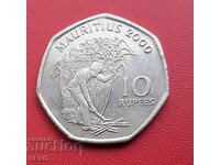 Mauritius Island - 10 Rupees 2000