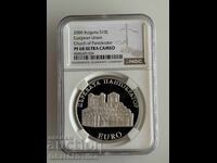 10 leva 2000 g. biserica Pantocrator NGC PF 68
