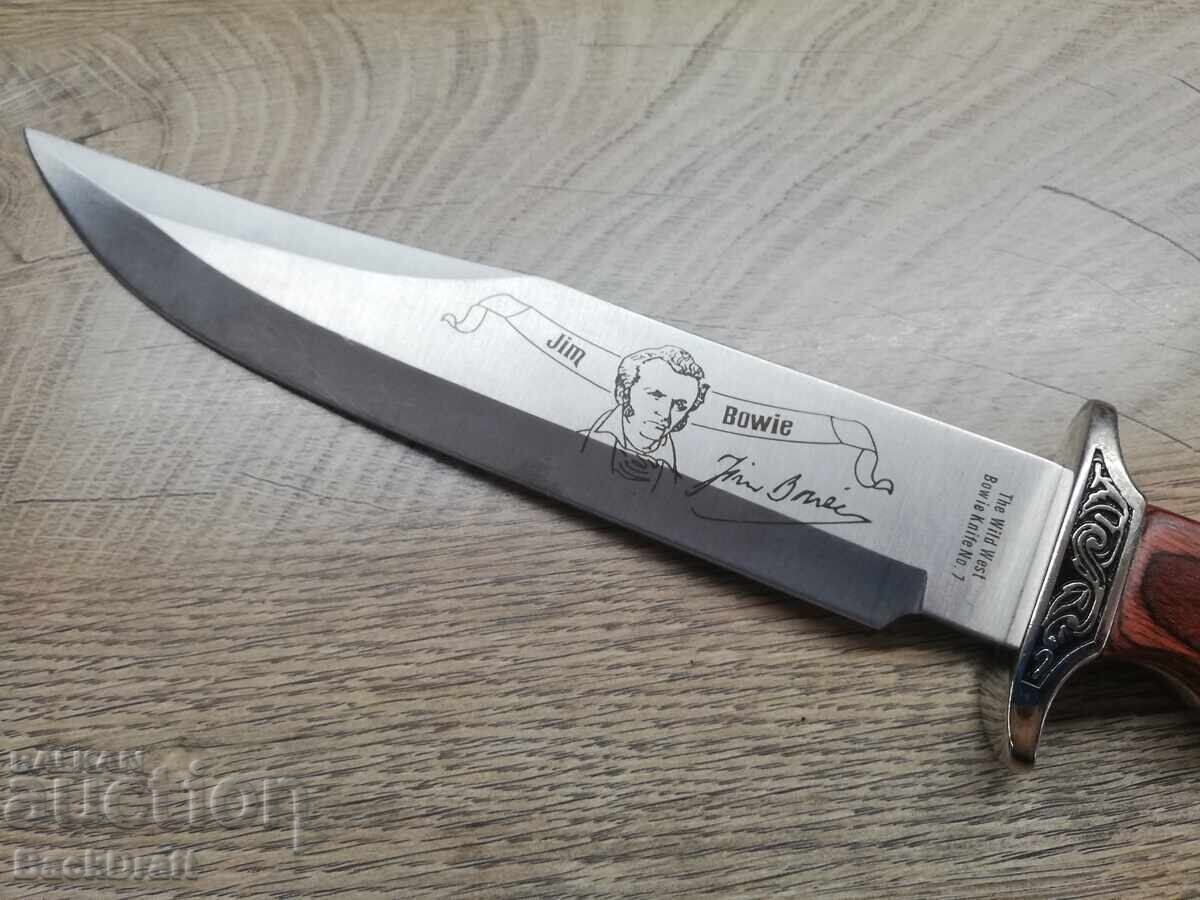 Delivery of Collection of 3 Knives, Bowie Knife, Bowie Knife The Wild West