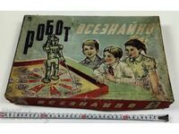 ROBOT VZENAICO JOC DE SOCIETATE SOCIAL ÎN CUTIE PROBABIL CU PIESE LIPSĂ
