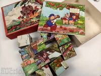 CUBURI PENTRU COPII CU IMAGINI JOC DE MASĂ PENTRU COPII TIP PUZZLE