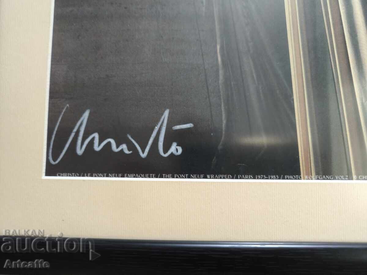 Afiș original Christo – Pont Neuf împachetat cu preț € 900.00 | 1760.25 BGN Afiș original Christo – Pont Neuf împachetat cu preț € 900.00 | 1760.25 BGN