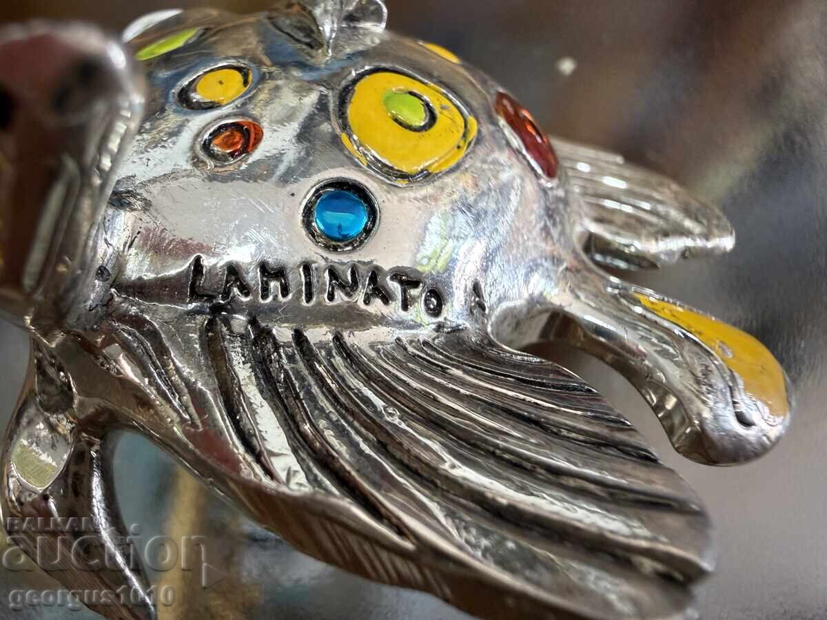 Figurină decorativă italiană cu foiță de argint nr. 8193 - 5