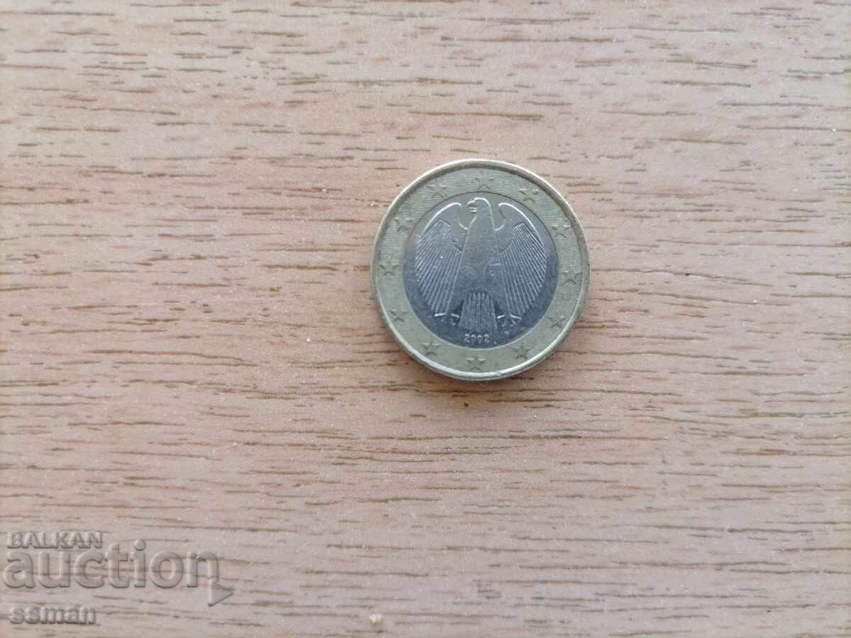 1 euro Germania 2002 cu preț € 10.00 | 19.56 BGN
