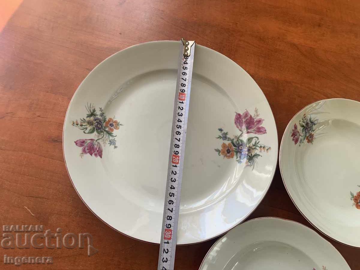 PORCELAIN PLATTER WITH TWO PLATES BULGARIA with price € 14.90 | 29.14 BGN