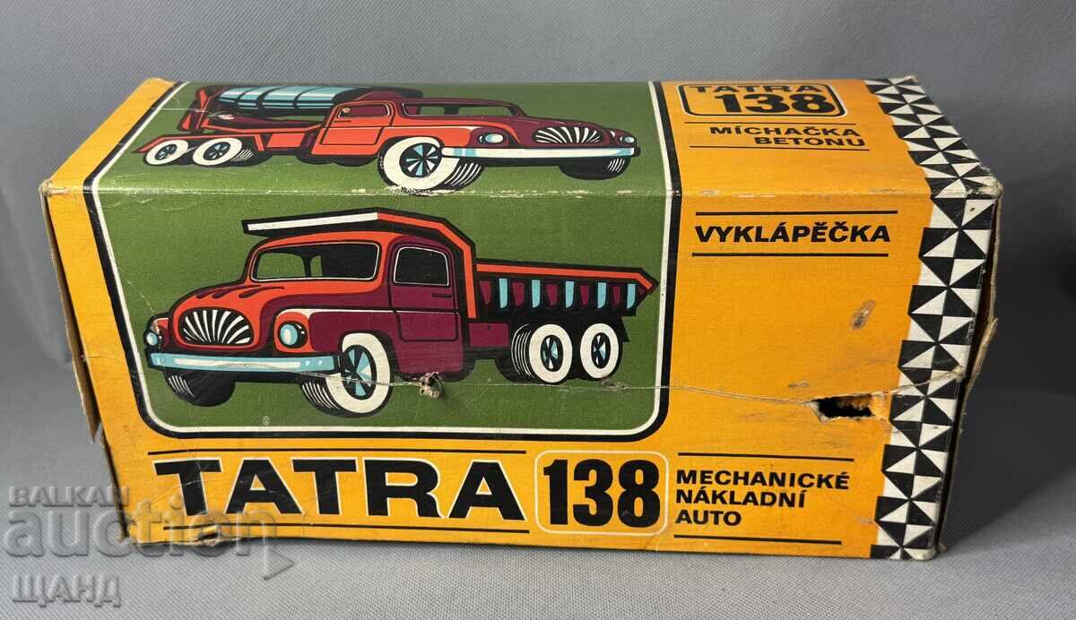 TATRA 138 Cutie pentru jucărie cehă model camion TATRA 138 Cutie pentru jucărie cehă model camion