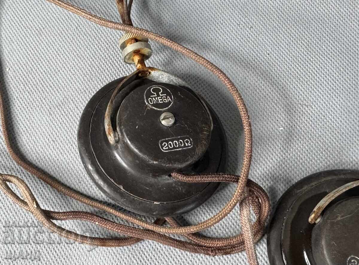 OMEGA 2000 căști militare vechi de la o stație radio militară cu preț € 10.35 | 20.24 BGN