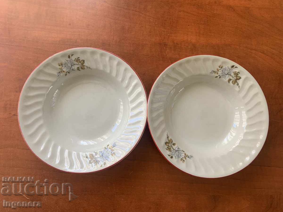 PORCELAIN PLATE BULGARIA - 2 PIECES